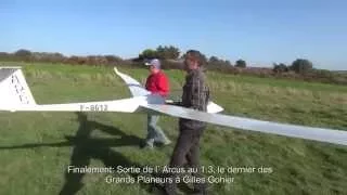 Brittany slope soaring 2014 Part 9 (Arcus and ASK 21)