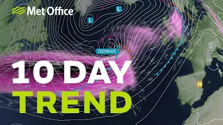 10 Day trend – Storm Dennis, then what? 12/02/20