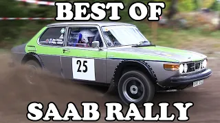 Extreme SAAB Rallying | Crashes & action