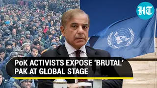 PoK activists shame 'brutal' Pak during UN session | 'Dummy PM Sharif responsible for atrocities...'