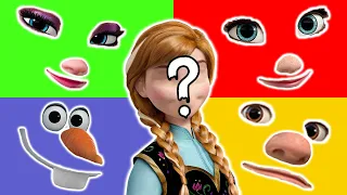 Wrong Eyes Anna Wrong Heads Fun Elsa Frozen 2 Lady Bag Miraculous Ladybug Disney Princess Puzzle