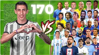 DI MARIA 🆚 170 PLAYER / Mbappe - Messi - Neymar - Vini - Ronaldo