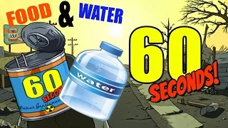 ONLY FOOD & WATER CHALLENGE | 60 Seconds Game