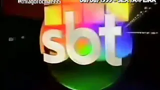 Programação SBT 06/08/1999 sexta-feira
