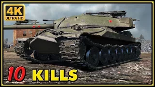 IS-7 - 10 Kills - 1 VS 3 - World of Tanks Gameplay - 4K Video