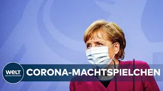 CORONA-KOMPETENZGERANGEL: Kanzlerin Angela Merkel und der Zoff mit den Ländern I WELT News