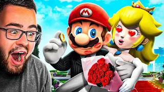 SUPER MARIO And PRINCESS PEACH Get MARRIED In GTA 5