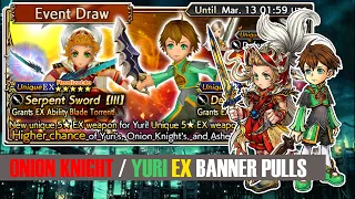 [DFFOO - GL]ONION KNIGHT & YURI - EX Banner Pulls - Chibi Squad