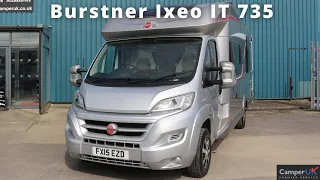 Burstner Ixeo IT 735 Motorhome For Sale at Camper UK.