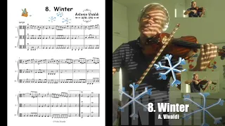 8.  Winter by Vivaldi for 3 violas