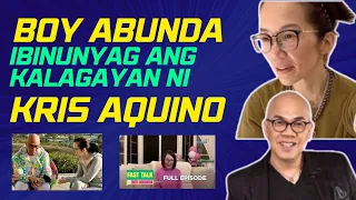 BOY ABUNDA MAY INILANTAD KAUGNAY KAY KRIS AQUINO