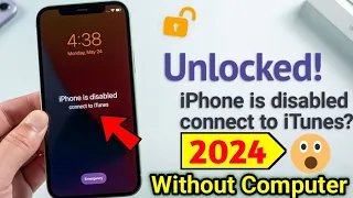 iPhone is Disabled, Connect to iTunes? iphone disabled 5 5S 7 8 11 12 13 14 15 Pro MAX All iphone