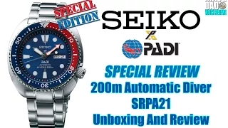 The New Legend! | Seiko Prospex PADI Special Edition 200m Automatic Diver SRPA21 Unbox & Review
