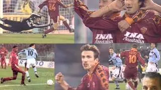 Lazio-Roma 3-3 (29/11/1998) Radiocronaca di Bruno Gentili (Radio Rai) "DERBY BELLISSIMO"