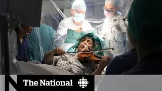 Violinist suggested playing during brain surgery
