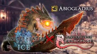 MHW ICE x MHW Resurgence - Abiogladius | NEW MONSTER MOD!