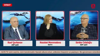 Superdebat: Sərdar Cəlaloğlu və Rauf Qurbanov qarşı-qarşıya