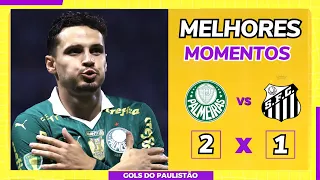 PALMEIRAS 2X1 SANTOS | MELHORES MOMENTOS DA PARTIDA - 03º RODADA DO PAULISTÃO 2024