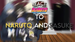 REACT BORUTO TO NARUTO AND SASUKE [ENG] [RUSS]