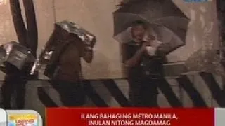 UB: Ilang bahagi ng Metro Manila, inulan nitong magdamag