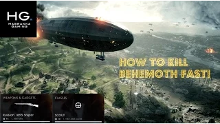 BF1 - HOW TO DESTROY AIRSHIP FAST | HABRAKKA