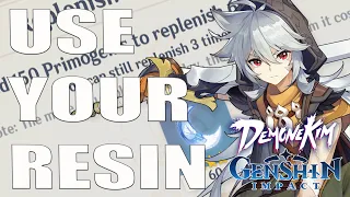 Beginner Guide To Using Resin - Genshin Impact