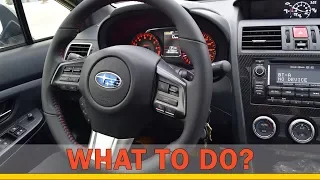 Steering Wheel Peeling?! What To do? How To Prevent? How To Fix? | WRX VLOG 12