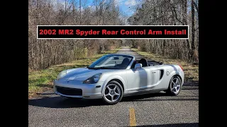 Installing Rear Control Arms #toyota #mr2 #controlarm #mr2spyder