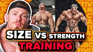 Difference Between Training For BODYBUILDING Vs STRENGTH | Anabolic Activities EP. 50