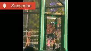 Brock Lesnar is Break the Elimination chamber Glass 😨🔥🔥#wwe