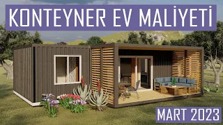 Konteyner Ev Yapımı Maliyeti - Tiny House Maliyeti 2023 - Konteyner Ev Modelleri