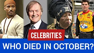 Celebrities who died October 2021|Vol.1