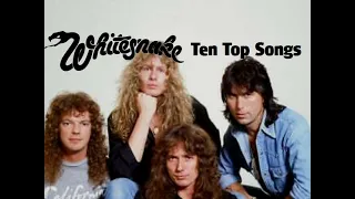 WHITESNAKE  - TEN TOP SONGS │BEST OF ROCK #rock #blues #heavy #classicrock #heavymetal