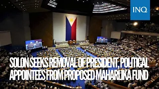 Solon seeks removal of president, political appointees from proposed Maharlika Fund