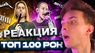 ХЕСУС СМОТРИТ: ТОП 100 РОК ПЕСЕН 1966-2022 по ПРОСМОТРАМ | Лучшие рок хиты | PATRICK MUSIC | РЕАКЦИЯ