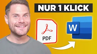 PDF in SEKUNDEN zu Word umwandeln