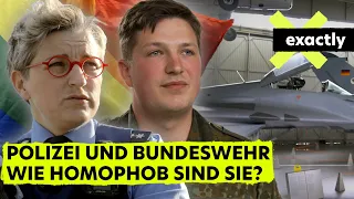 Queer in Polizei & Bundeswehr – ein Problem? l Doku | exactly