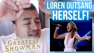 Loren Allred - "Never Enough": From The Greatest Showman OST (Live Feat. David Foster) (REACTION)