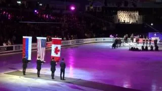 WC 2013 Ice Dance Victory Ceremony 2