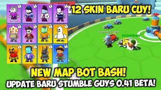 STUMBLE GUYS - UPDATE BARU 0.41 BETA MAP BARU BOT BASH & 12 SKIN BARU!