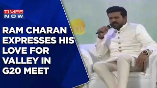 RRR Fame Ram Charan Performs Ahead Of Key G20 Tourism Meeting In Srinagar | Breaking News