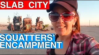 Camping at Slab City for New Year's Eve