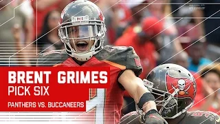 Brent Grimes Snags a Pick 6 off Cam Newton! | Panthers vs. Bucs | NFL Week 17 Highlights