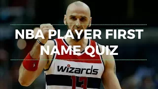 NBA Player First Name Quiz (Hard)