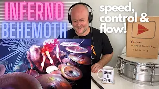 Drum Teacher Reaction: Inferno - Behemoth - At The Left Hand Ov God (FIRST TIME LISTEN)