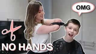 QUADRUPLE AMPUTEE CUTS HAIR FOR THE FIRST TIME!