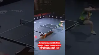 Harimoto (Jepan) libas Lee Sangsu 4:1 Perempat Final ITTF ATTU Asian Cup 2022.