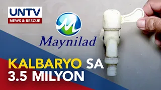 Nasa 3.5 milyong consumer, apektado ng Maynilad water service interruptions simula sa July 12