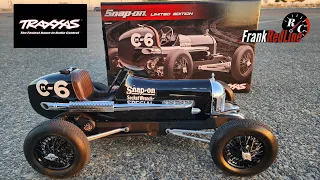 Traxxas 1920 Snap-on Sprint car first run. First on Youtube.