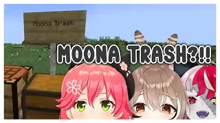 Ketika Para Member Hololive Melihat isi Dari Moona Trash | (Hololive Clips)